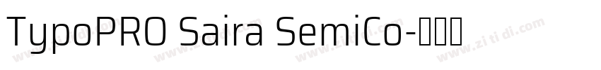 TypoPRO Saira SemiCo字体转换